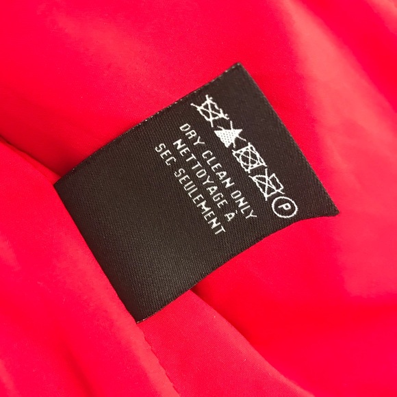 Sexy Le Chateau womens bomber biker jacket red - Picture 5 of 9